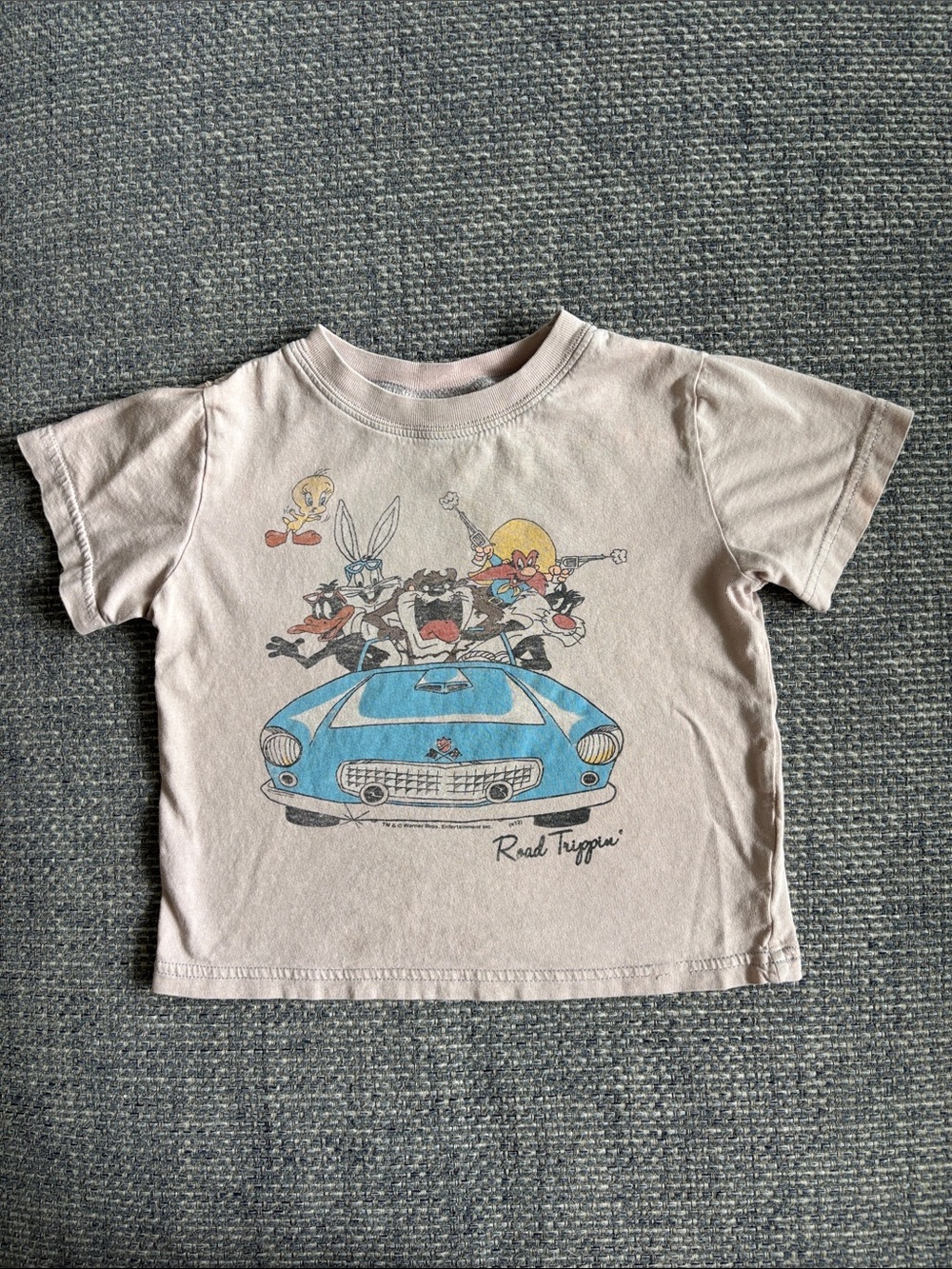 Gap x Junk Food Vintage Kids Looney Tunes ‘Road Trippin’ Graphic T-Shirt | Sz 2T
